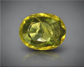 Natural Heated & Treated Yellow Sapphire Certified 3.43 CTS (DIN 86194 )